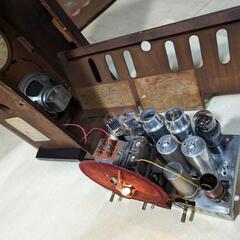bluetooth付ナショナル真空管ラジオ　昭和レトロの画像