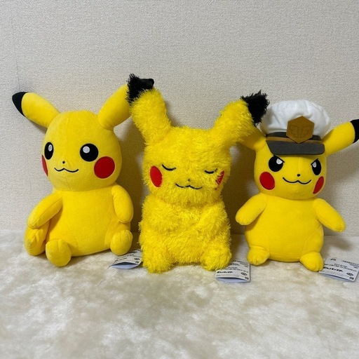 【お取引完了】\nポケットモンスターピカチュウぬいぐるみ３個セット(新品)