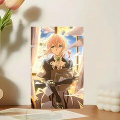 ★ ヴァイオレット・エヴァーガーデン ２点 セット ◎ タペストリー ×キャンバスアート 高品質キャンパス生地＆高画質HD印刷の画像