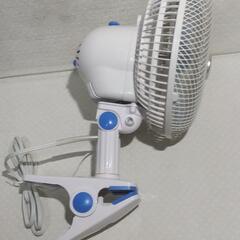 クリップ式 首振り扇風機 18㎝ C'sコーポレーション 2021年製の画像
