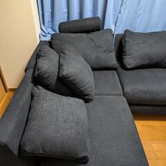 ユーカス　ソイル　3Ｐソファの画像