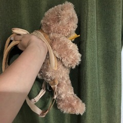 クマちゃんリュックの画像