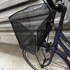 自転車　ママチャリ　カゴ付きの画像