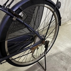 自転車　ママチャリ　カゴ付きの画像