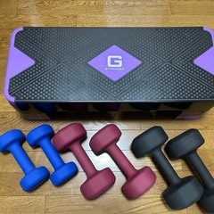 8/31まで PROIRONダンベルGYMMAGEステップ台セット