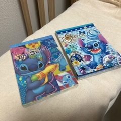 スティッチのメモ帳2冊