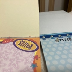 スティッチのメモ帳2冊の画像