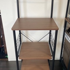 ニトリ レンジ台セット(KC001 4985/上棚 MBR)
