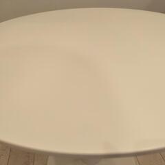 テーブル 丸テーブル 机 白 北欧 / IKEA 無印良品 好きさんにもの画像