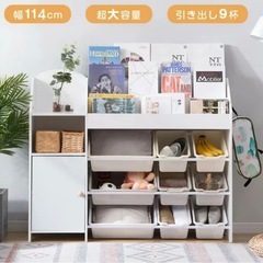 おもちゃ収納棚、本棚
