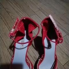 最終値下げ‼️💛近日中のやり取りが無ければ姪っ子に譲る為、出品停止させて頂きますがご理解下さいませ💛　ZARA　流行りの珍しいメッシュピンヒールサンダル　中古　傷有りな為、格安出品です。　の画像