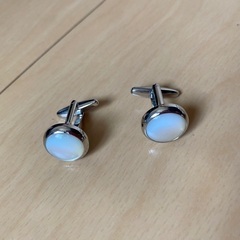 結婚式 新郎 カフスボタンの画像