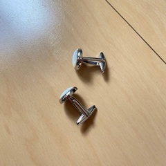 結婚式 新郎 カフスボタンの画像