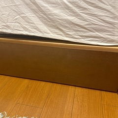 ニトリ　ベッド　セミダブルの画像