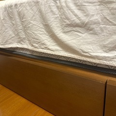 ニトリ　ベッド　セミダブルの画像