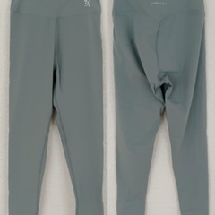 新品☆Gym King【UK8サイズ】365 leggings セージグリーン ハイウエスト レギンス ヨガ フィットネス ピラティスの画像