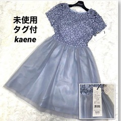 未使用タグ付kaene定価25,000円ワンピースドレス