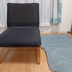 北欧風　1人掛けソファの画像