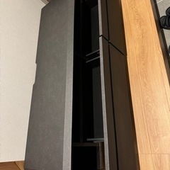 TVボード、グレー色、美品の画像