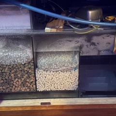 1500オーバーフロー水槽 水槽台セットの画像