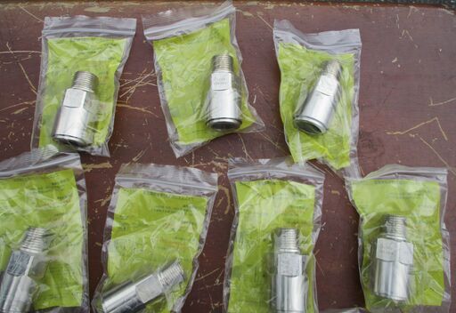 ☆日立金属 HITACHI プッシュインパクト継手接続要領 LIA 15A24M・MW LPガス用 ◆10個セット・ひょうたん印