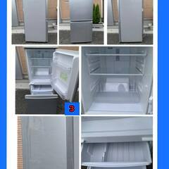 🚛当日配送🔰配送無料‼️ 冷蔵庫　シャープ　おしゃれ🏅レトロデザイン🔰スリムサイズ✨ 清掃済み🏅洗濯機　も出品🌟　京都　兵庫　大阪　和歌山　滋賀　奈良　大阪の画像
