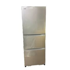 TOSHIBA/東芝 3ドア 冷凍冷蔵庫 330L GR-H34S 自動製氷有り 2017年製 右開き 引き取り限定 神奈川県横須賀市