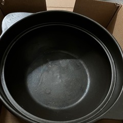 【お引き渡し予定あり】土鍋　6号　箱ありの画像