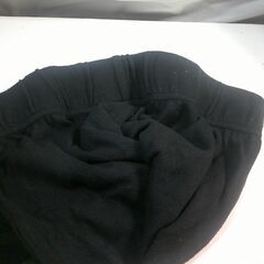 レギンス 10分丈 Mサイズ 裾ファスナー付 ブラック ウエストゴムの画像