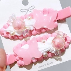 ハンドメイド前髪クリップ