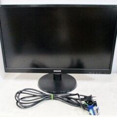 ②フィリップス　液晶モニター　243V5QHABA/11　動作良...