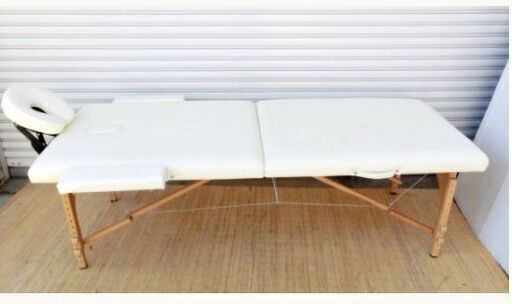 折りたたみ マッサージベッド　ポータブルベッド 整体ベッド マッサージ台 施術ベッド 施術台 エステベッド 高さ調節可能　収納袋付
