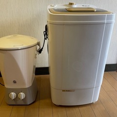 小型脱水機、バケツ洗濯機　