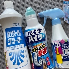 引越しのため不要になった家庭用洗剤各種の画像