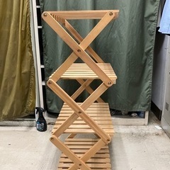 4段ラック　折りたたみの画像