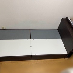 ニトリ　シングルベッドの画像