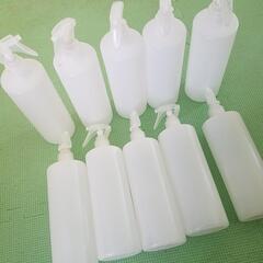 空のスプレーボトル 500ml用 10本 水