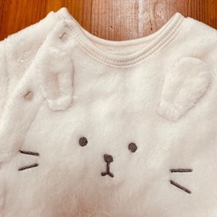 【値下げ‼️新品】新生児防寒ふわふわプレオールの画像