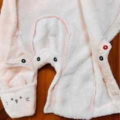 【値下げ‼️新品】新生児防寒ふわふわプレオールの画像