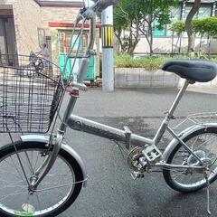 札幌市内配送無料　ダンロップ折り畳み自転車２０インチ