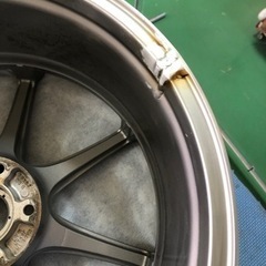 アルミホイール修理　クラック　割れ　アルミ溶接