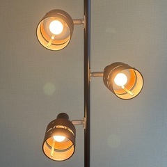 決まりました　スタンドライト 3灯