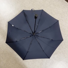 ユニクロ　折りたたみ傘　晴雨兼用　ネイビーの画像