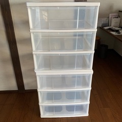 【受付終了】収納ケース　3段×2個