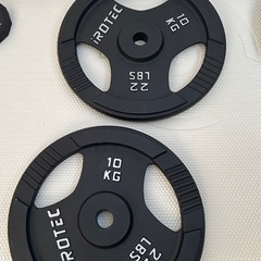 (取引中)アイロテックアイアンバーベル60kgセット