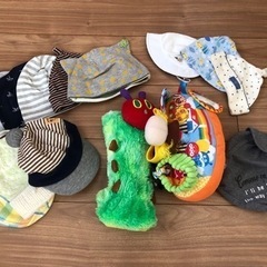 【受渡し者決定】ベビー服（50～60サイズ）や小物、おもちゃなどの画像