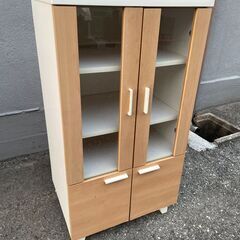 ★ 家具 食器棚 白井産業 H102xW54xD41cm 収納 ...