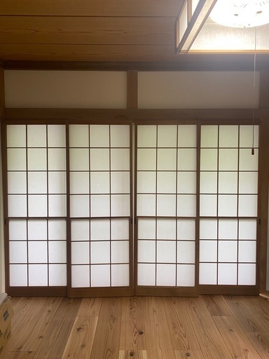 障子戸(雪見障子付)