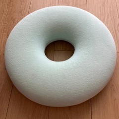 低反発円座クッション　パステルブルー