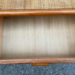 ★ 家具 ラタン 引出 4段 H93xW57xD37cm 衣類 タオル類 ランドリー 収納 籐の画像